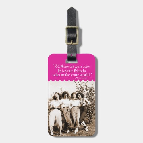 Friends Luggage Tag