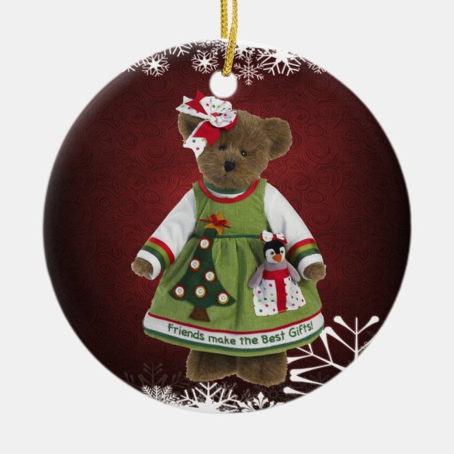 Friends Make The Best Gifts Teddy Bear Ornament (Front)