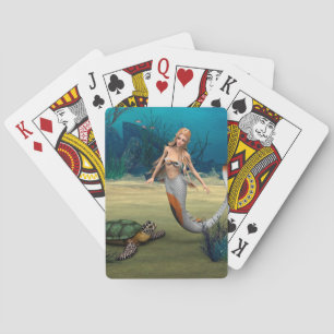 Friends Mermaid und Turtle Poker Cards