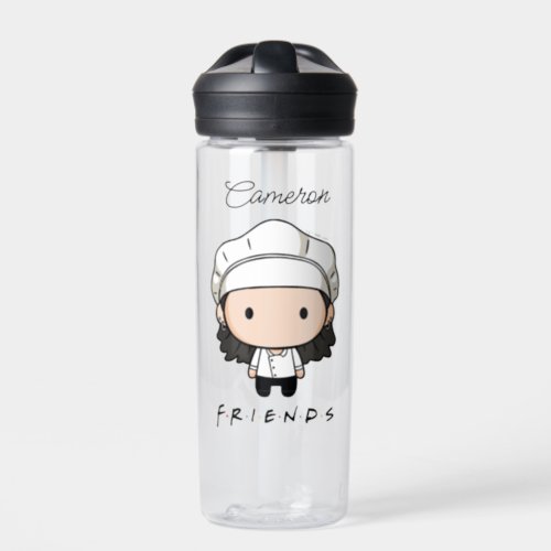 FRIENDS  Monica Chibi  Add Your Name Water Bottle