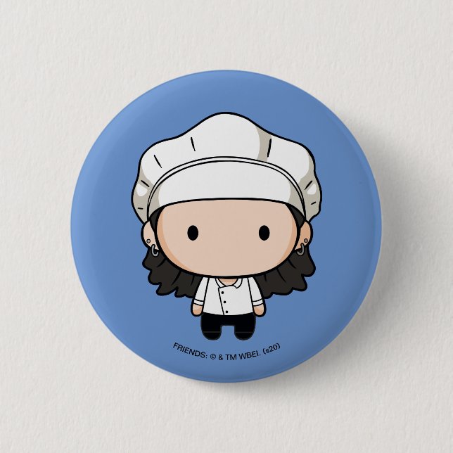 FRIENDS™ | Monica Chibi Button (Front)