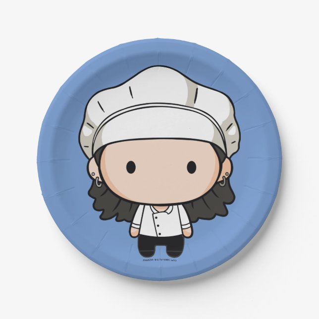FRIENDS™ | Monica Chibi Paper Plates (Front)