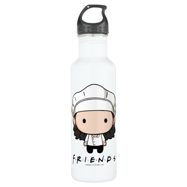 FRIENDS™ | Monica Chibi Stainless Steel Water Bottle (Front)