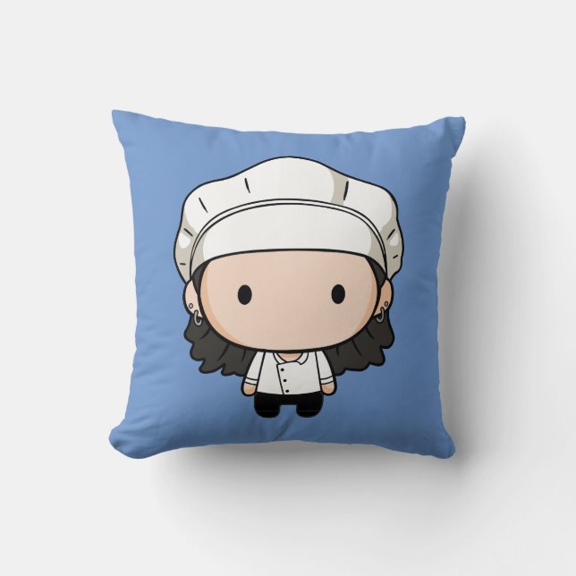 FRIENDS™ | Monica Chibi Throw Pillow (Front)