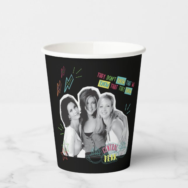 FRIENDS™ | Monica, Rachel & Phoebe Paper Cups (Left)