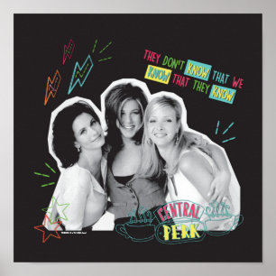 FRIENDS™ Monica, Rachel & Phoebe Poster