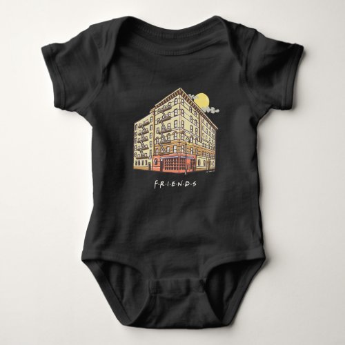 FRIENDS  Monicas Apartment Building 2 Baby Bodysuit