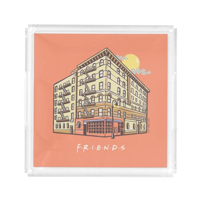 FRIENDS™ | Monica's Apartment Building Acrylic Tray (Front)