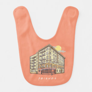FRIENDS™ Monica's Apartment Building Baby Bib