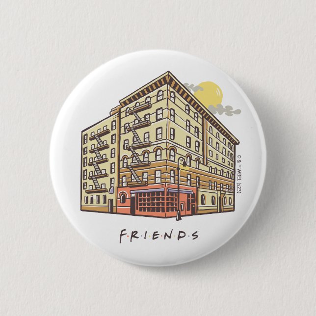 FRIENDS™ | Monica's Apartment Building Button (Front)