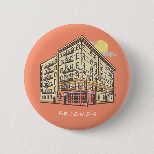 FRIENDS™ | Monica's Apartment Building Button (Front)