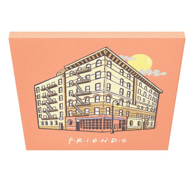 FRIENDS™, Monica's Apartment Building Canvas Print