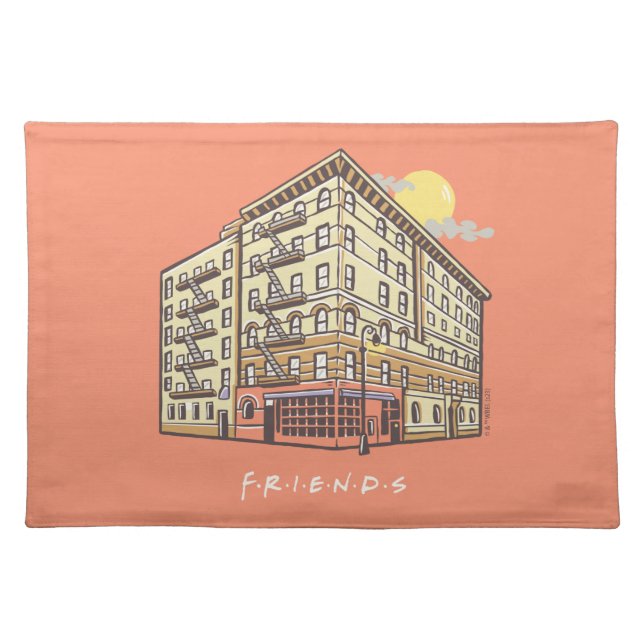 FRIENDS™ | Monica's Apartment Building Cloth Placemat (Front)