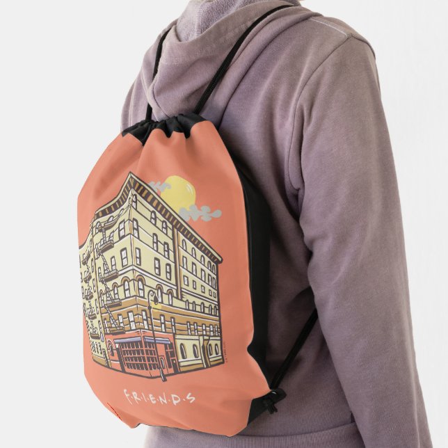 FRIENDS™ | Monica's Apartment Building Drawstring Bag (Insitu)