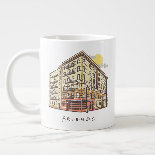 FRIENDS™ | Monica's Apartment Building Giant Coffee Mug (Left)