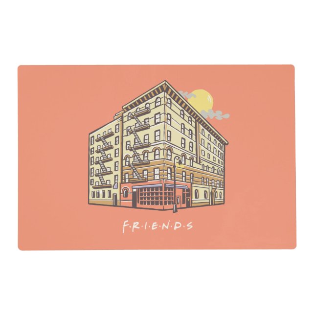 FRIENDS™ | Monica's Apartment Building Placemat (Front)