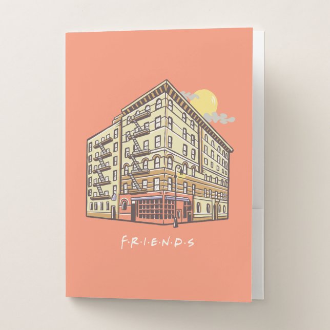 FRIENDS™ | Monica's Apartment Building Pocket Folder (Front)