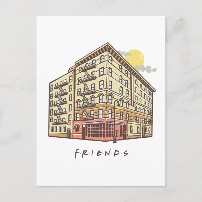 FRIENDS™ | Monica's Apartment Building Postcard (Front)