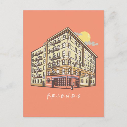 FRIENDS  Monicas Apartment Building Postcard
