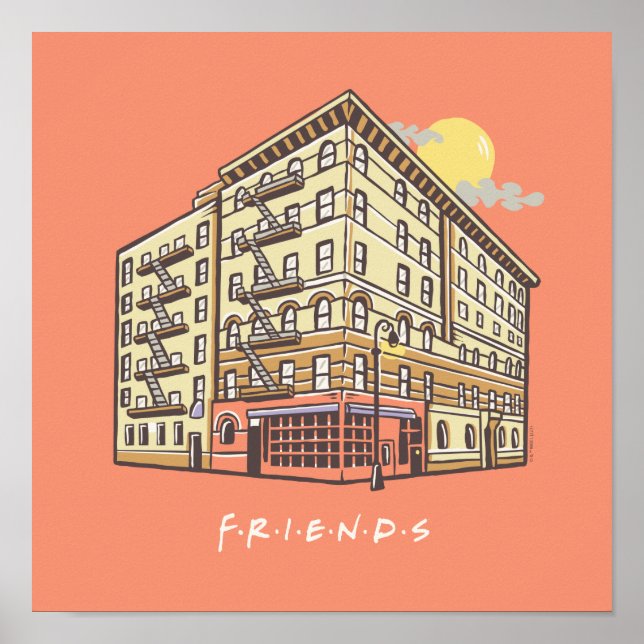 FRIENDS™ | Monica's Apartment Building Poster (Front)