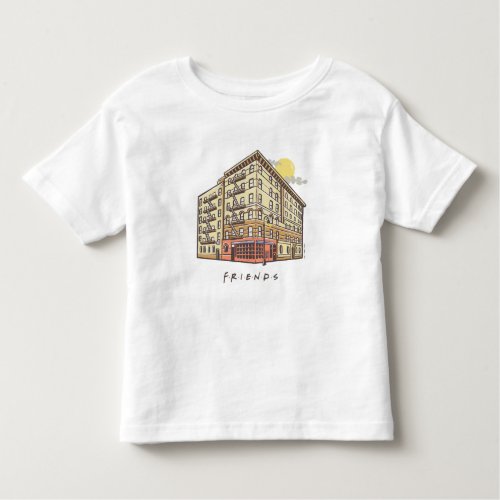 FRIENDS  Monicas Apartment Building Toddler T_shirt