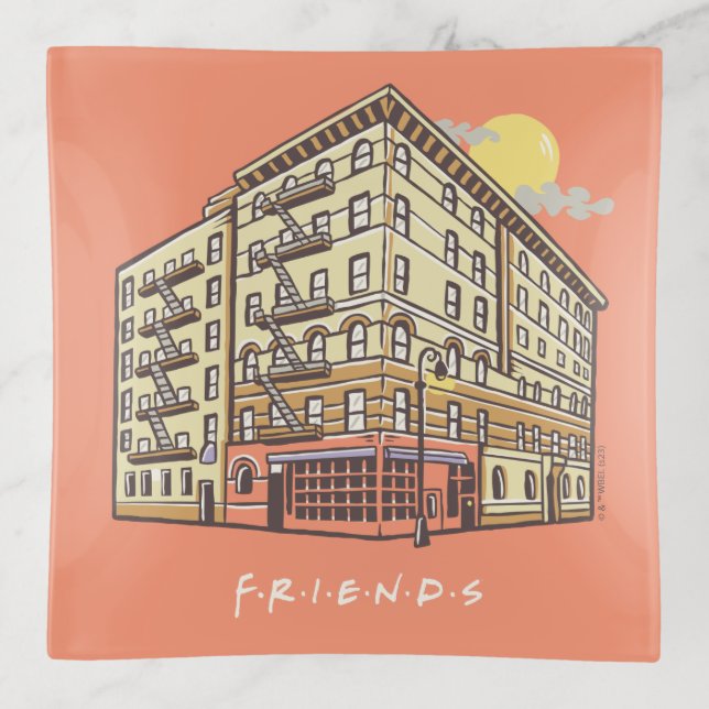 FRIENDS™ | Monica's Apartment Building Trinket Tray (Front)