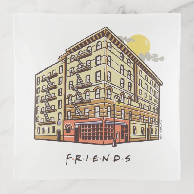 FRIENDS™ | Monica's Apartment Building Trinket Tray (Front)