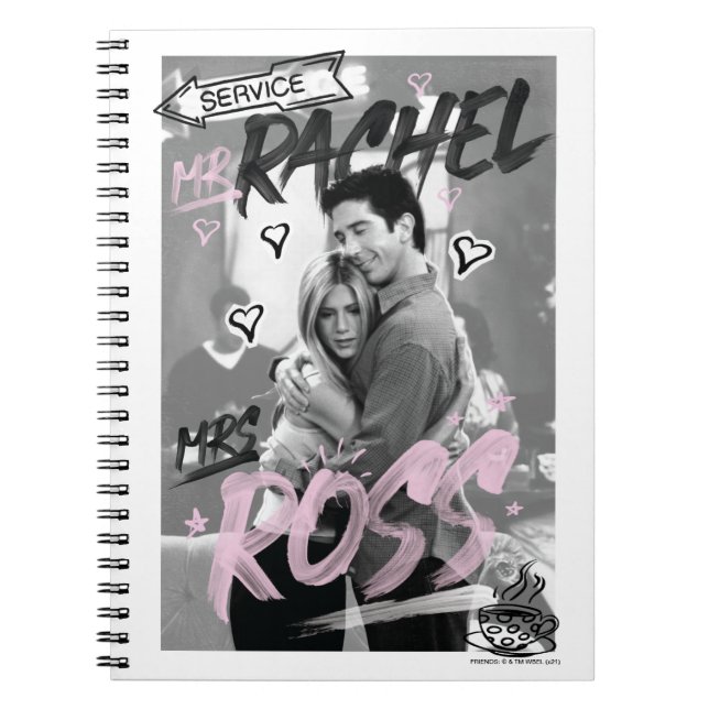 FRIENDS™ | Mr. Rachel & Mrs. Ross Notebook (Front)