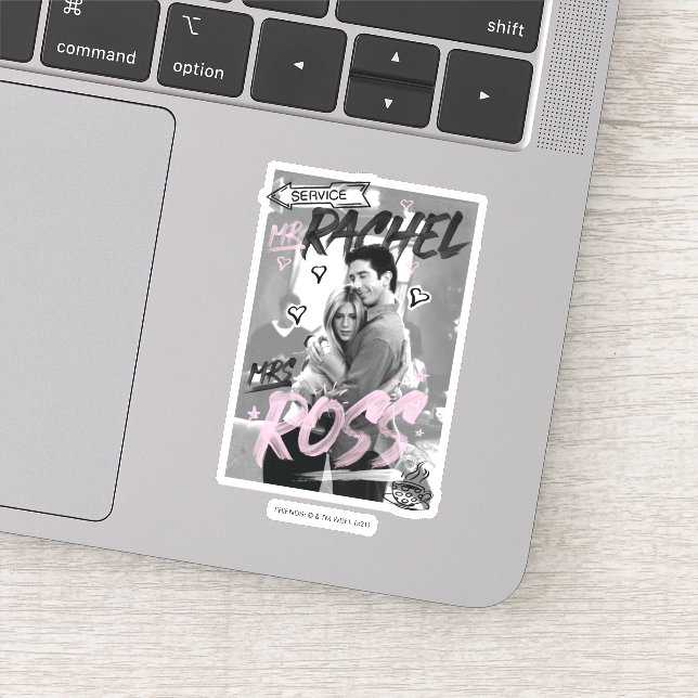 FRIENDS™ | Mr. Rachel & Mrs. Ross Sticker (Detail)