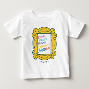 FRIENDS™ Names in Peephole Baby T-Shirt