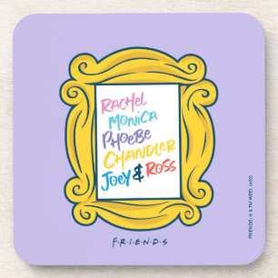 FRIENDS™ Names in Peephole Beverage Coaster