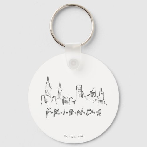 FRIENDS  New York City Silhouette Keychain