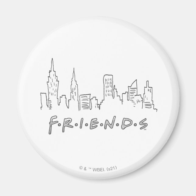 FRIENDS™ | New York City Silhouette Magnet (Front)