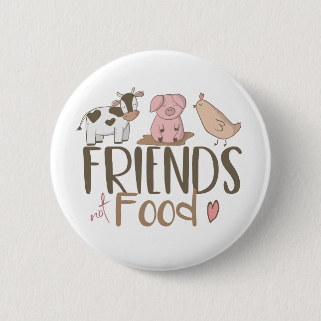 Friends Not Food 2 Button (Front)