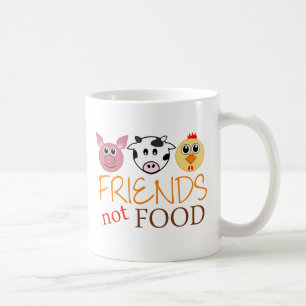 Friends Not Food Coffee Mug