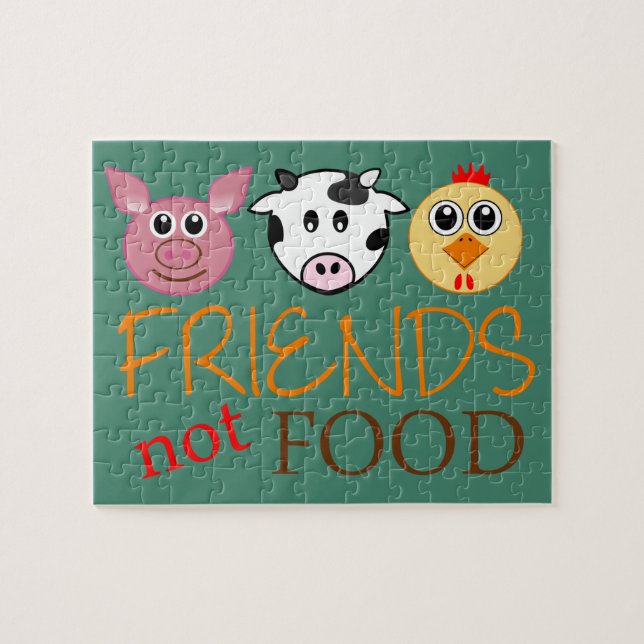 Friends Not Food Jigsaw Puzzle (Horizontal)