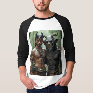 Friends of human and animal  T-Shirt