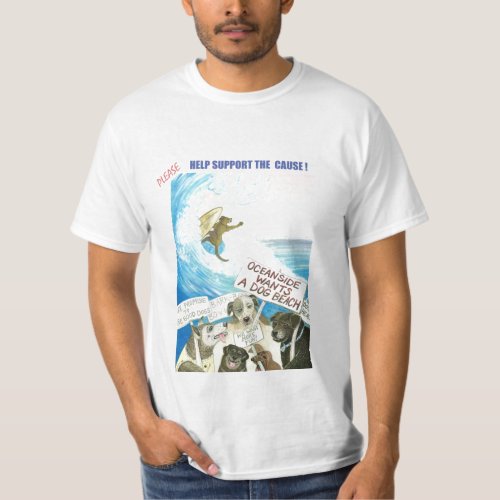 Friends of Oceanside Dog Beach T_Shirt