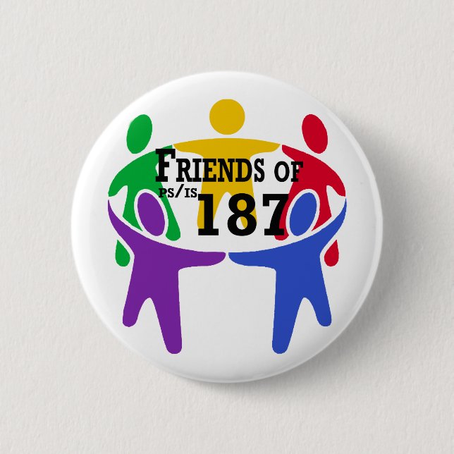 Friends of PS/IS 187 Button (Front)