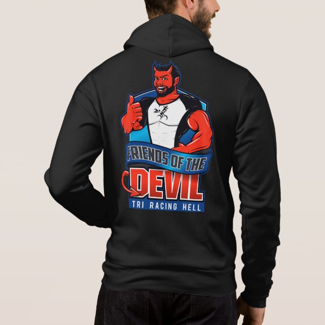 Friends of the Devil Jacket Hoodie (Back)