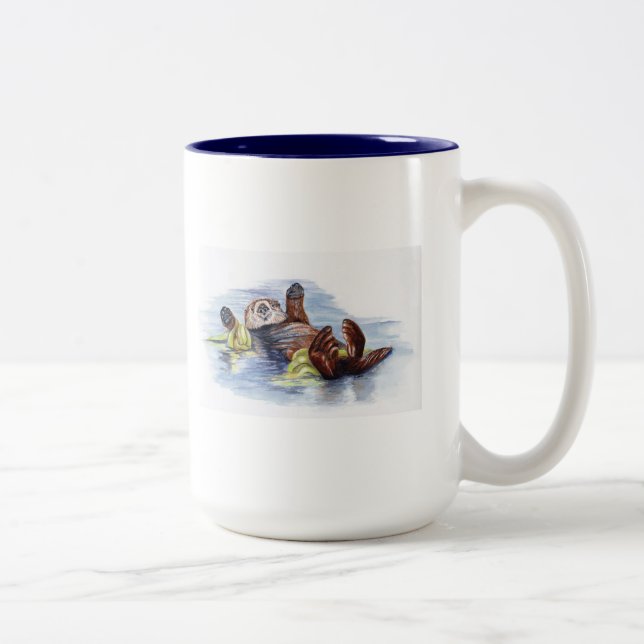 Friends of the Sea Otter Mug #2 (Right)