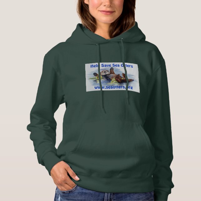 Friends of the Sea Otter Women's Sweatshirt (Front)