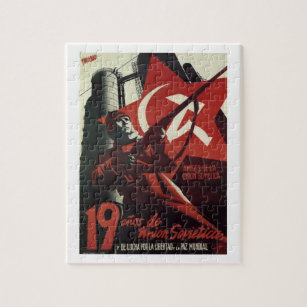Friends of the Soviet Union_Propaganda Poster Jigsaw Puzzle