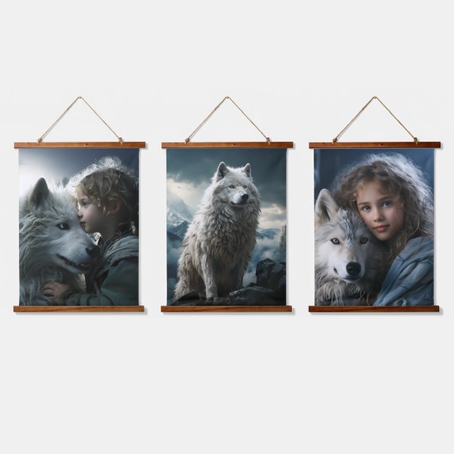 Friends of the wild hanging tapestry (Triple)