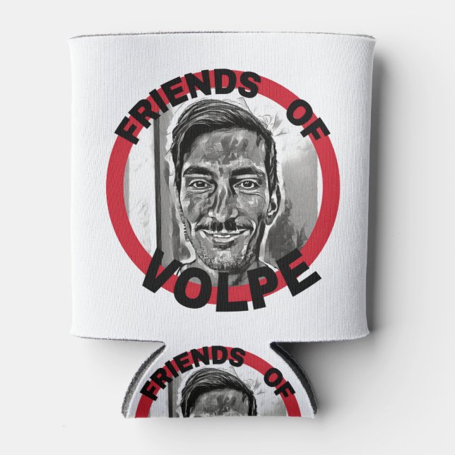 Friends Of Volpe Can Cozy Cooler (Front)