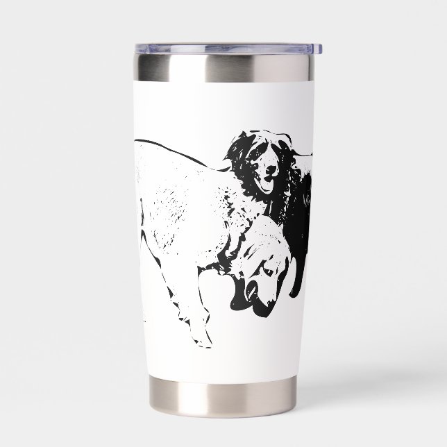 Friends on the Leafy Path Insulated Tumbler (Left)