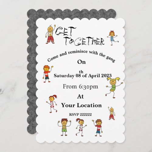 friends party Invitation