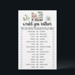 Friends Party Would You Rather editable game<br><div class="desc">Purchase this editable travel theme game and enjoy high quality Would You Rather card for your event! This is a game template,  You can change the questions as you wish! Watercolor travel theme design.</div>