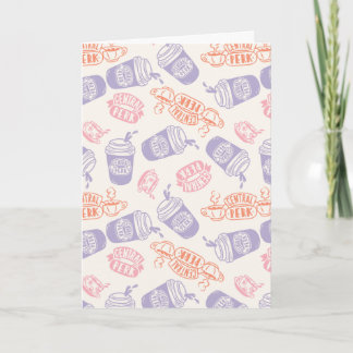 FRIENDS™ | Pastel Central Perk Pattern Card