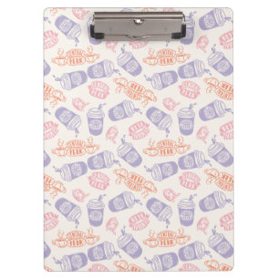FRIENDS™ Pastel Central Perk Pattern Clipboard